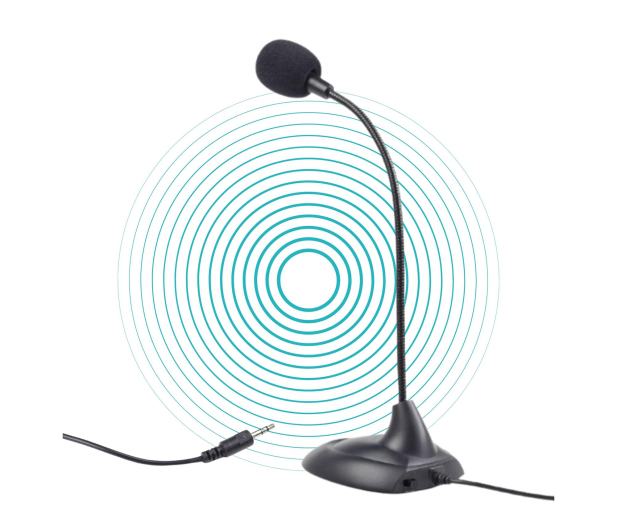 Gembird MIC-205 mikrofon na podstawce MIC-205 elastyczny pałąk, czar - 1584113 - zdjęcie 4